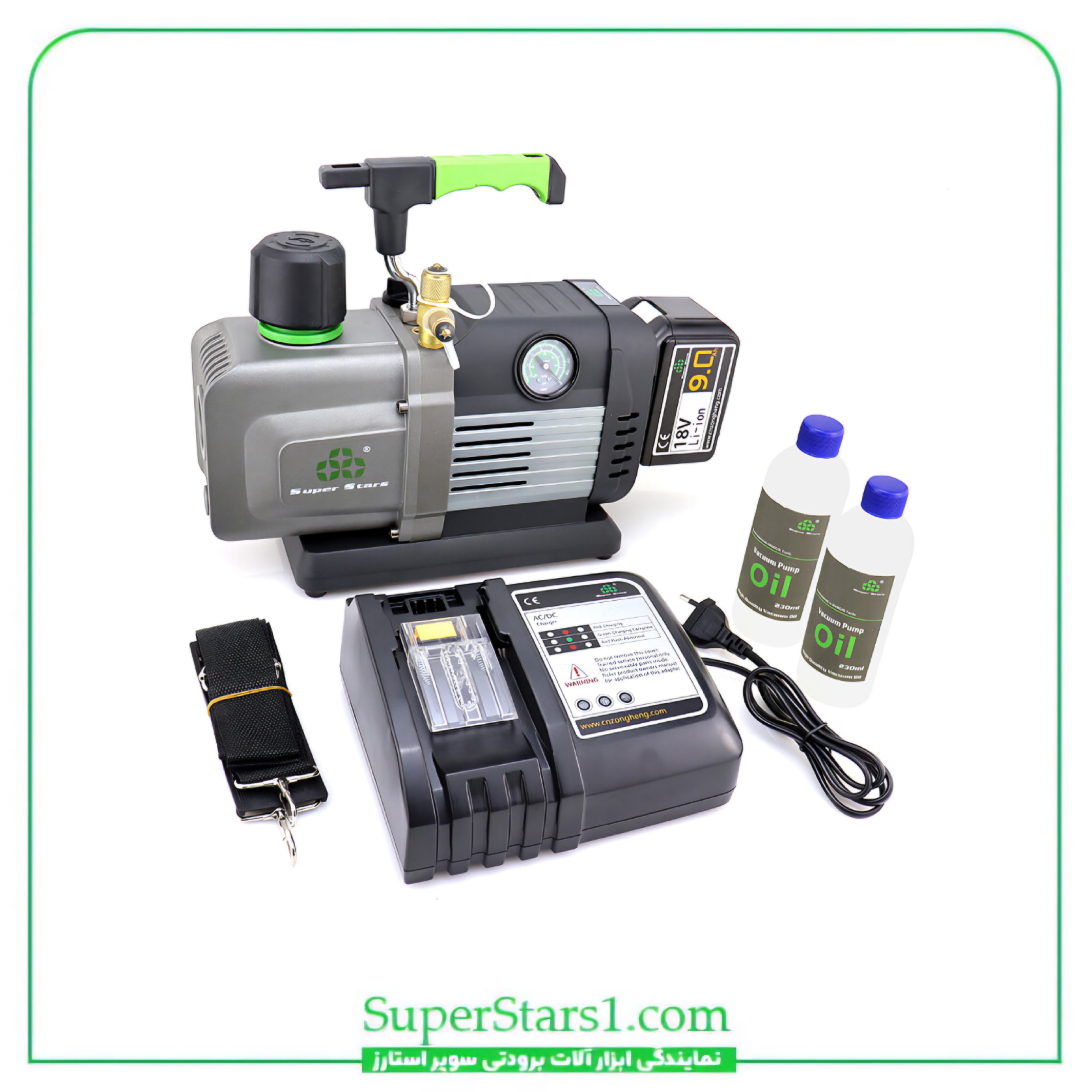 پمپ وکیوم شارژی دو مرحله ای سوپر استارز Super Stars مدل ST-4BMC