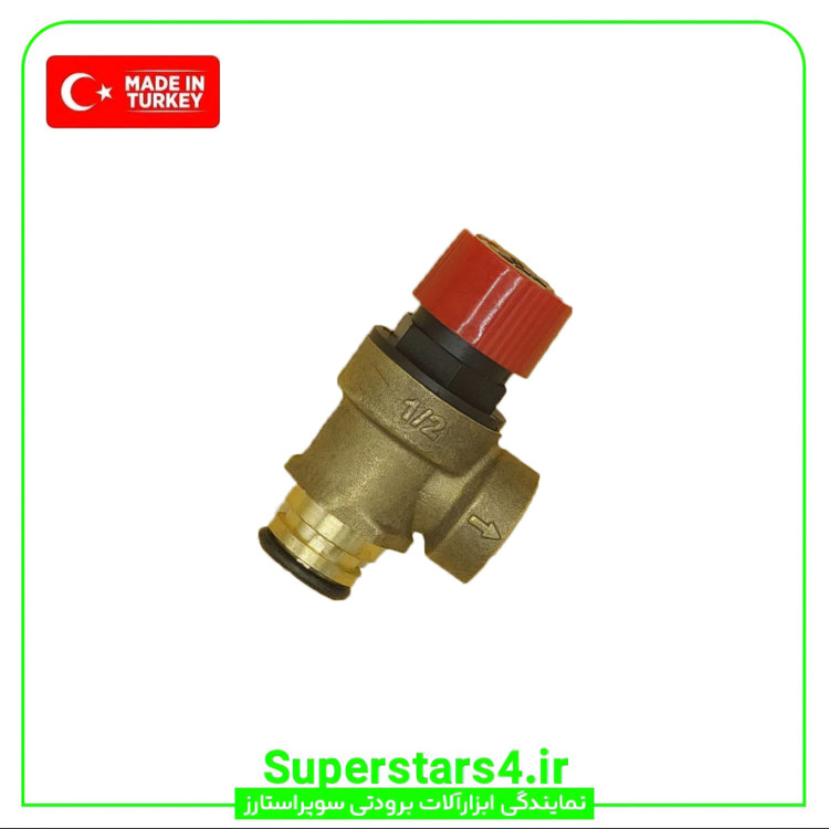 شیر سه بار خاری برنجی